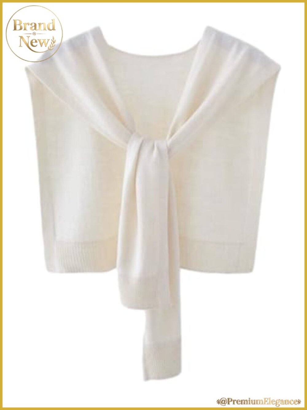 Knitted Sweater Shawl Wrap Women Striped Cardigan Cape Coverup One Size